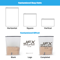 Sacs à fermeture éclair transparents en plastique PET/PE pour chaussettes, anti-poussière, avec affichage du logo, personnalisables OEM, contrôle qualité, pour la vente au détail et l'usine