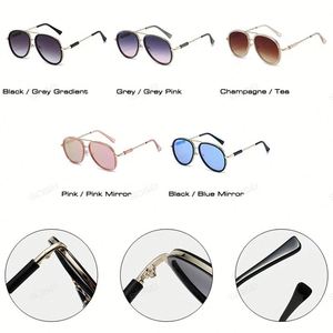 Custom Logo 2026 Fashion Vintage Men Women Double Bridges Mirror <b>Shades</b> <b>Sun</b> Glasses UV400 Big Frame Pilot Sunglasses - Product Image 5