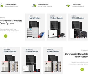 Sundta ระบบพลังงานแสงอาทิตย์ไฮบริดส5KW 12KW 10KW แบบไฮบริด15KW ชุดเต็มรูปแบบระบบพลังงานแสงอาทิตย์บ้าน SUNDTA-8KW ไฮบริด - Product Image 6