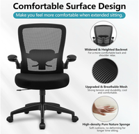 Chaise ergonomique design moderne pour la maison et le bureau, haut confort avec appui-tête réglable, Offre Spéciale d'usine