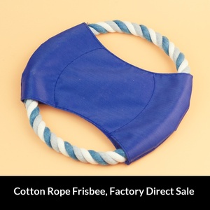 เชือกฝ้ายคลาสสิกทนทานสำหรับของเล่นสุนัข - ของเล่นฝึกสุนัขแบบอินเทอร์แอคทีฟ แก้เบื่อ ช่วยฝึกการเคี้ยวและเล่นดึงดึง สำหรับสุนัขขนาดเล็กและขนาดใหญ่ - Product Image 4