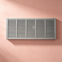 Grille d'aération à persiennes fixes 30*18 de haute qualité en acier laminé à froid pour bureau, résidentiel et commercial (CVC)