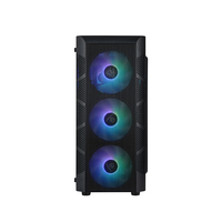 Casing komputer Gaming Desktop RGB paling populer casing komputer ATX/M-ATX untuk Gaming