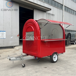 Carrito de venta ambulante de hot dogs, pizza, café pequeño, helados, restaurante móvil, remolque de comida rápida, camión en venta - Product Image 3
