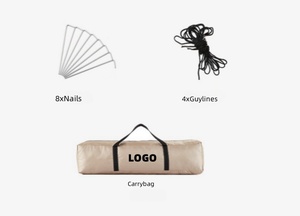 Carpa Familiar Impermeable Automática para 2/3/4 Personas, Fácil de Instalar, Portátil, Resistente al Viento, Tipo Domo, para Senderismo y Viajes al Aire Libre - Product Image 3