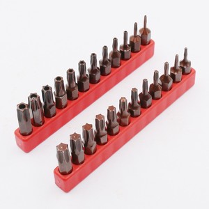 <span class=keywords><strong>Puntas</strong></span> de seguridad Torx con vástago hexagonal de 1/4 de pulgada, acabado cromado, acero, punta de <span class=keywords><strong>destornillador</strong></span> Torx de 1 pulgada, OEM - Product Image 6