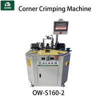 Machine à sertir les coins OUWO 2026 pour la connexion par rivets des angles à 90 degrés pour les fabricants de portes et fenêtres en aluminium