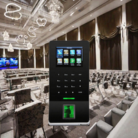 Cerradura de Puerta Biométrica Inteligente con Huella Dactilar y Wi-Fi ZK F22, Dispositivo de Control de Acceso y Registro de Asistencia con Software Gratuito