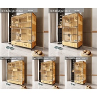 Maison pour chat en bois massif, durable, respirante, de luxe, personnalisable en gros, meubles de salon pour chats