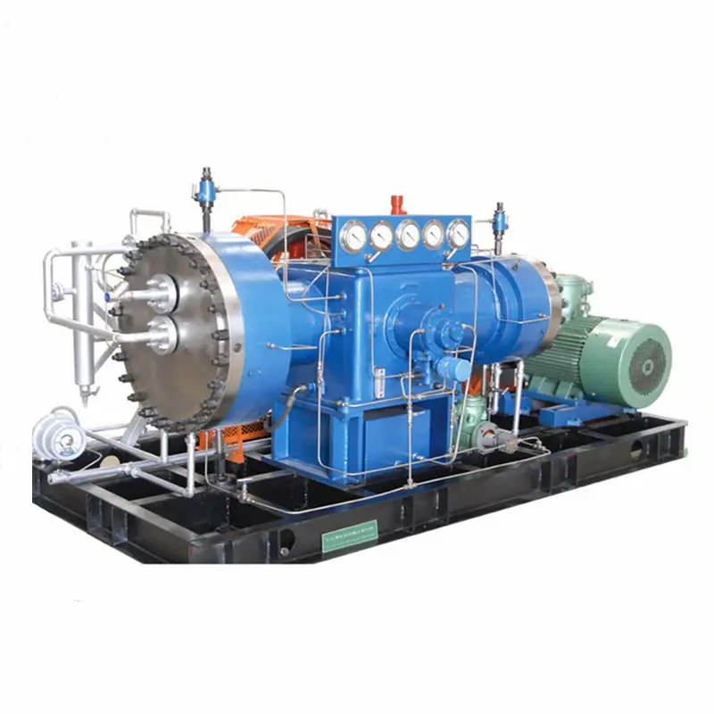 Professionele Vervaardiging Kosteneffectieve H2 Waterstof 450 Bar Gas Compressoren Membraan Compressor