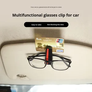 Multifunctional <b>Car</b> Sunglasses & Eye Glasses <b>Clip</b> Holder Interior Kits for Visor - Product Image 2