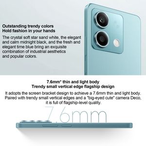 Venta al por Mayor <span class=keywords><strong>Xiaomi</strong></span> <span class=keywords><strong>Redmi</strong></span> Note 13 5G 12GB+256GB 6.67 Pulgadas MIUI 14 5G 5000mAh Teléfono Inteligente <span class=keywords><strong>XiaoMi</strong></span> - Product Image 5