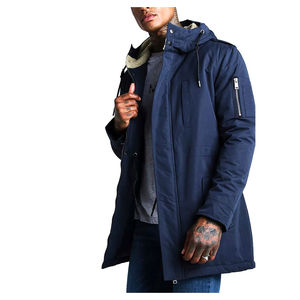 Veste parka en duvet pour homme de style canadien, manteau d'hiver épais avec fonction imperméable et rembourrage en coton pour une utilisation en extérieur - Product Image 1