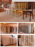 Chaises de mariage de luxe en métal doré brillant, empilables, pour banquets, hôtels, événements, salons et appartements - Vente en gros