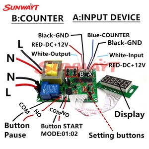 Placa de Control de Tiempo JY16 Operada con Monedas 110V/220V, Placa PCB de Control de Temporizador para Máquina Expendedora/Lavadora - Product Image 5