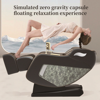 Yijie meilleur 3D zéro gravité corps complet SL piste électrique luxe Portable bureau inclinable pliant Shiatsu chaise de Massage