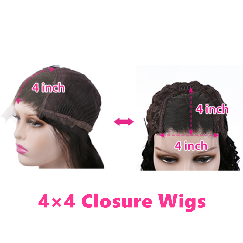 Perruque avec closure 4x4