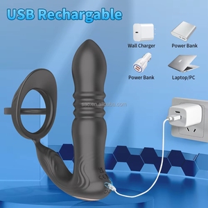 SacKnove - Juguete Telescópico con Control Remoto Inalámbrico, Anillo Anal Masculino, <span class=keywords><strong>Estimulador</strong></span> de Pulsaciones, Vibrador de Próstata - Product Image 5