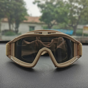 Lunettes épaissies Locust Tactique Équitation Randonnée <span class=keywords><strong>Ski</strong></span> Lunettes Spécial Jungle Lunettes Humain CS Protection Du Travail Équipement De Sport - Product Image 5