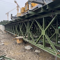 Pont de Bailey compact Pont de Bailey Conception et fabrication Ponts piétonniers en acier préfabriqués