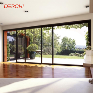 Buitendeur met thermische breuk, aluminium glazen schuifpui, zwaarbelastbaar, patio schuifdeuren - Product Image 1