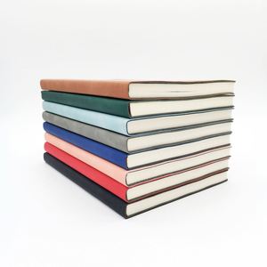 Hot Selling A5 Matte Leather Notebook Custom Embossed Softcover with Thread Sewing Gift 80 Gsm - Product Image 2