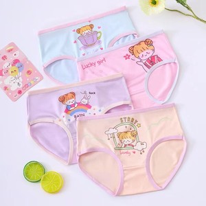 Culottes pour filles de <span class=keywords><strong>haute</strong></span> qualité, imprimées, <span class=keywords><strong>taille</strong></span> moyenne, respirantes et confortables, culottes triangulaires pour filles - Product Image 1