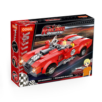 COGO-Briques en plastique ABS, 173 pièces, jouets éducatifs de course, blocs de construction