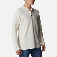 Fournisseur Alibaba chine boutons de poitrine en tricot gaufré chemises blanches à manches longues pour hommes