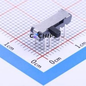 K3-2346D-K1 Slide Switch Through hole Component (THT) Switch Double Pole Three Throw Rectangle Pin Header PC Pin 13mm - Product Image 1