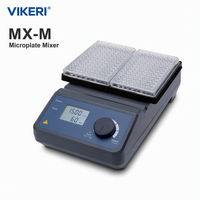 VIKERI MX-M Laboratory Microplate Mixer/Shaker 0-1500rpm Kecepatan Dapat Diatur Layar LED Orbital & Timer untuk Penelitian Ilmu Kehidupan