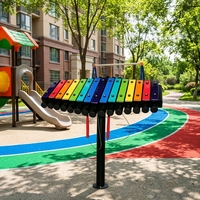 Outdoor Percussion Instrument Kindergarten Playground Equipment Piano-like Ethereal Tones C-major Music Adult Musical