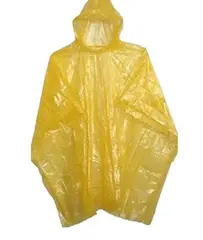 CPE Portable Outdoor Clothing Long Cover Travel Disposable CPE Plastic Wholesale Rainproof Customized Waterproof Raincoat