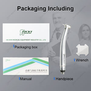 Manipolo LED <span class=keywords><strong>Foshan</strong></span> produttore <span class=keywords><strong>Handpiece</strong></span> dentale ad alta velocità 4 fori triplice spray manubrio dentale - Product Image 3