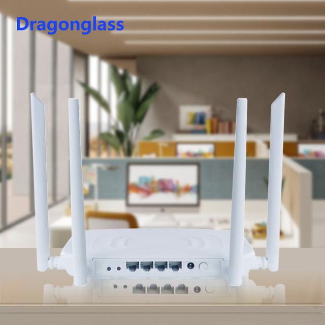 Customized 64 Devices 1200Mbps Dual Band 5G Wi-Fi Router 6 External Antennas 1 Year Warranty Indoor Smart Home Wireless Network