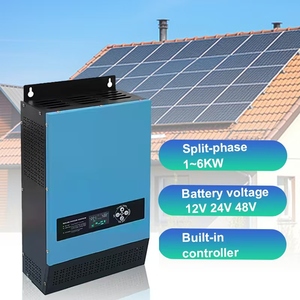 Inversor Solar Híbrido de Fase Dividida <span class=keywords><strong>JESUDOM</strong></span> de 1KW 2KW 3KW 4KW 5KW 6KW, Onda Sinusoidal Pura, Salida de 110V/220V, Controlador MPPT Integrado - Product Image 1