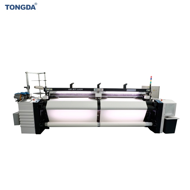 TONGDA TDA-910 High Speed Automatic Air Jet Loom for Cotton and Synthetic Fabric Weaving Electronic Dobby Control