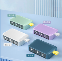 Nouvelle boîte à pilules portable à 3 compartiments, mini-récipient de rangement pratique pour pharmacie et maison, organisateur sans BPA, en plastique alimentaire pour médicaments