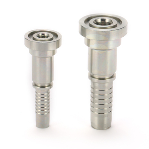 Raccord <span class=keywords><strong>hydraulique</strong></span> droit <span class=keywords><strong>haute</strong></span> <span class=keywords><strong>pression</strong></span> 6000 PSI Code 62, surface zinguée pour <span class=keywords><strong>tuyauterie</strong></span> d'équipement de construction - Product Image 4