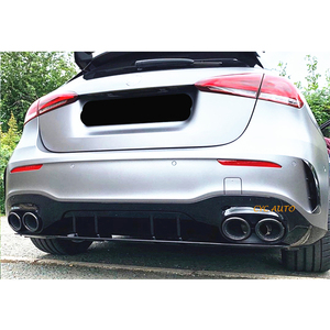 Difusor Trasero <span class=keywords><strong>Tuning</strong></span> W177 para Mercedes Benz Clase A W177 A45 Difusor Trasero Deportivo Hatchback 2019 2020 - Product Image 4