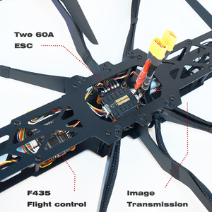 <span class=keywords><strong>6</strong></span>-Trục 10Inch 13Inch 15Inch Dài Phạm Vi Nặng Vận Chuyển Hàng Hóa <span class=keywords><strong>Drone</strong></span> FPV Racing <span class=keywords><strong>Drone</strong></span> Dài Phạm Vi FPV <span class=keywords><strong>Drone</strong></span> - Product Image 4