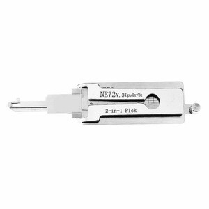 2-in-1 Lishi NE72 Werkzeug für PEUGEOT & CITROEN Fahrzeugschlüssel Decoder und Schlossöffner Schlüsseldienst-Werkzeug - Product Image 1