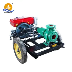 Single 2cylinder diesel engine water pump for drip irrigation