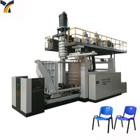 Années d'expérience dans la fabrication de machines plastiques, machine de soufflage par extrusion pour bureau et chaise en plastique HDPE de 1,3*1,3 m