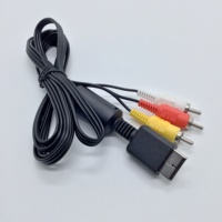 Câble AV pour PS2, câble RCA pour PS3, câble composite audio-vidéo TV pour PS3 (Cab-PS3/2/1-AVC-1.8M)
