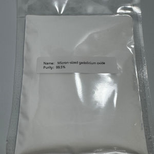 GeoQuin热销厂家直销千分尺级稀土氧化物99.5% 纯度白色粉末1-2m SEM/D50 for - Product Image 1