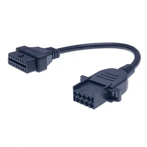 מתאים וולוו משאית 8 פינים-16pin OBD OBD2 יכול אוטובוס אבחון מחבר מתאם כבל