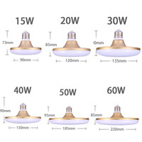 Ampoule LED E27 B22 220V en gros de Chine, 15W 20W 30W 50W 60W, Ampoule LED haute puissance, Ampoule LED UFO SKD