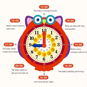 Calendario in Legno Montessori per Bambini, Orologio Meteorologico, Gioco da Tavolo Educativo per l'Apprendimento Cognitivo Precoce, Regalo per Bambini e Bambine - Product Image 3