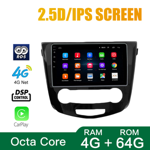 Autoradio pour Nissan <span class=keywords><strong>Qashqai</strong></span> <span class=keywords><strong>Acenta</strong></span> 2013-16 2Din Octa Core Stéréo de voiture Lecteur DVD GPS Navigation Multimédia Android Auto Carplay - Product Image 4